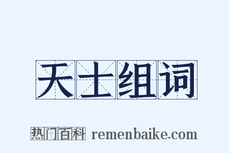 天士组词是什么意思的图片